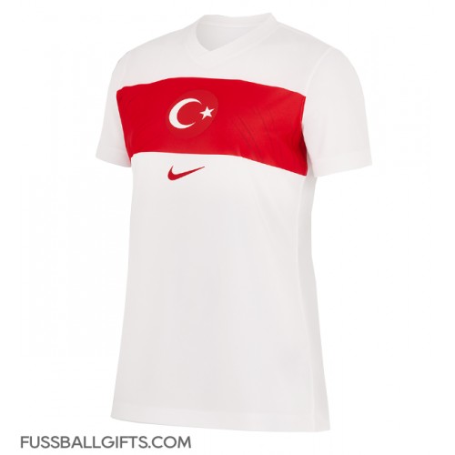 Turkey Fußballbekleidung Heimtrikot Damen EM 2024 Kurzarm